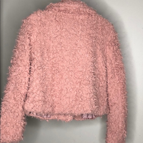 LAST 1! MAUVE SHERPA SHAGGY JACKET - Picture 7 of 7
